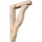 Ekena Millwork Funston Craftsman Smooth Bracket w/ Offset Brace, Douglas Fir, 5 1/2"W x 26"D x 38"H BKT0604X26X38FST04SDF - alternate 1